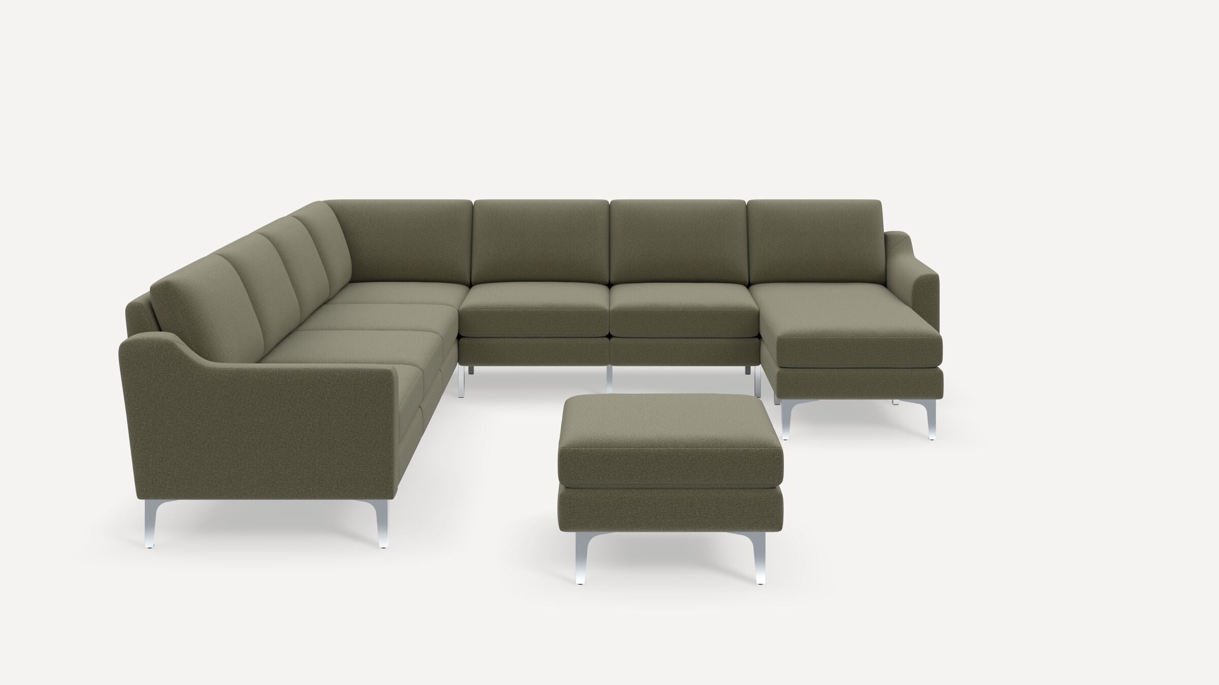Nomad Plus 7-Seat Corner Sectional with Chaise and Ottoman