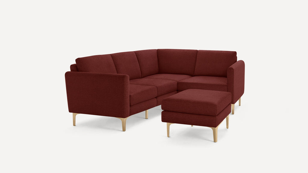 Nomad 4-Seat Corner Sectional with Ottoman