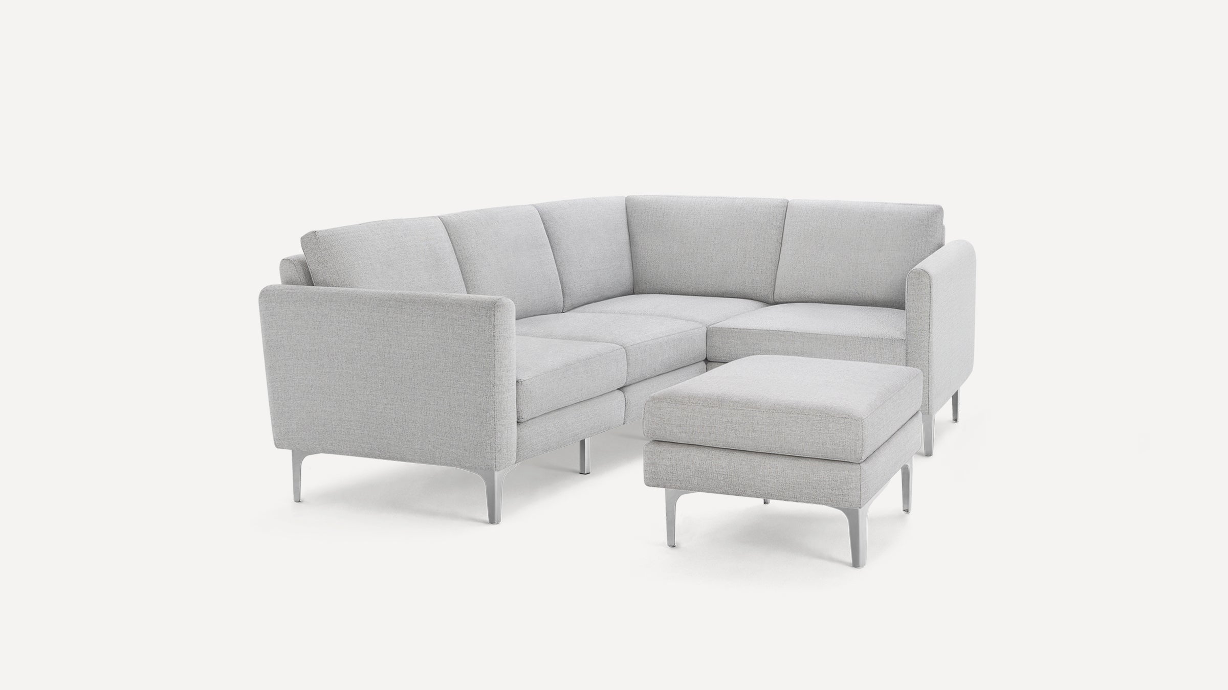 Nomad 4-Seat Corner Sectional with Ottoman