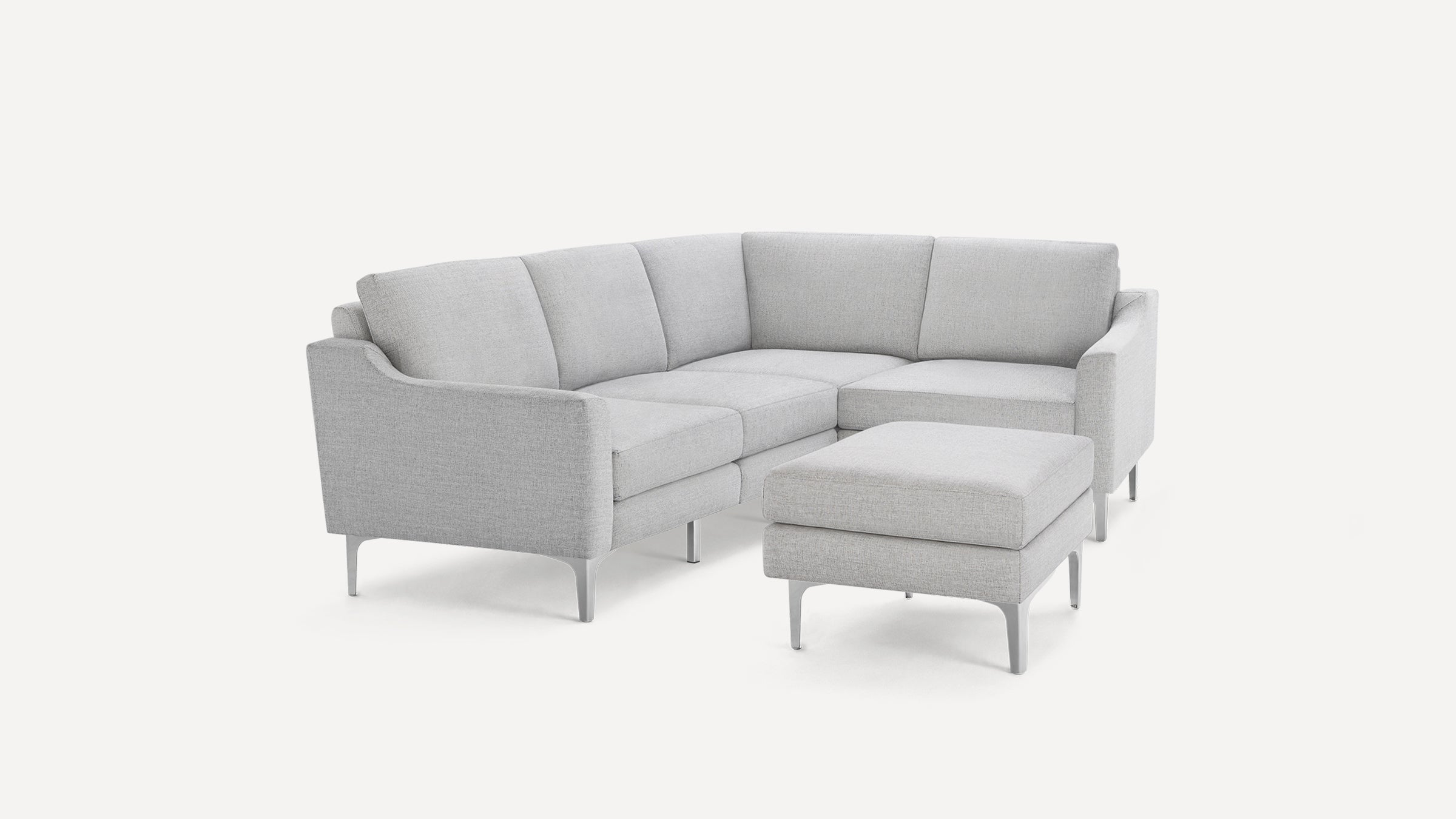 Nomad 4-Seat Corner Sectional with Ottoman