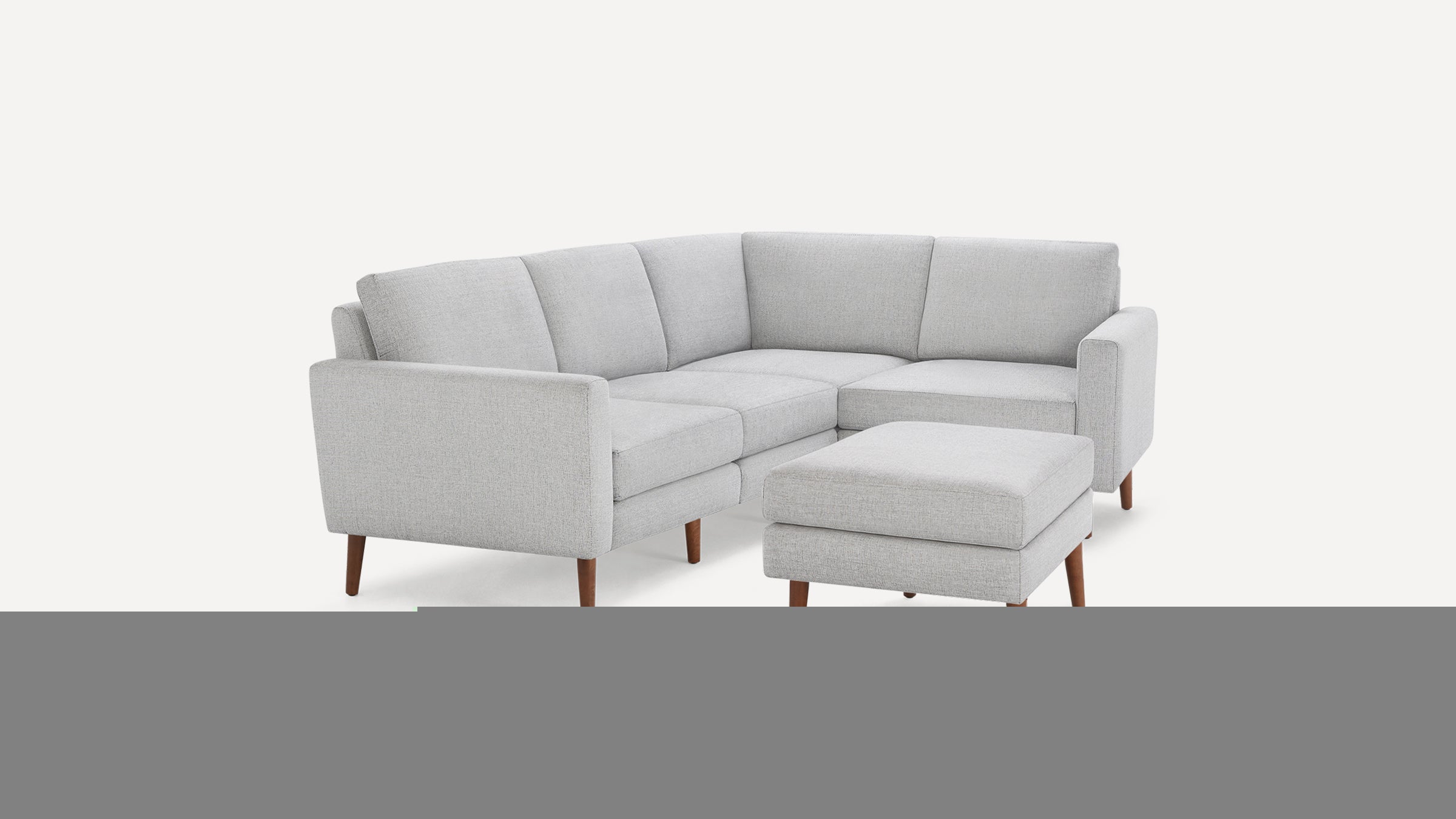 Nomad 4-Seat Corner Sectional with Ottoman