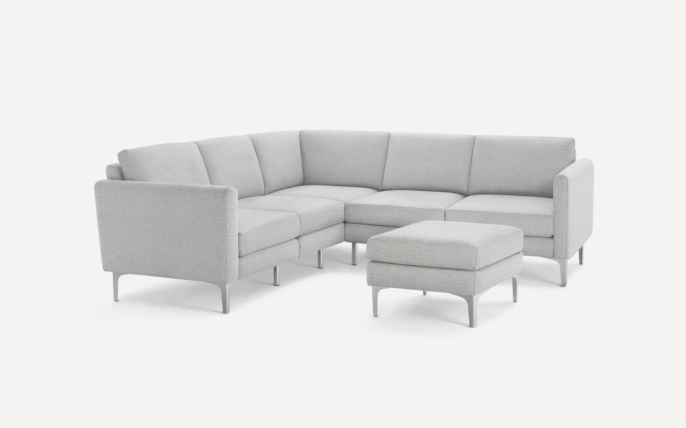 Nomad 5-Seat Corner Sectional with Ottoman