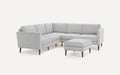 Nomad 5-Seat Corner Sectional with Ottoman