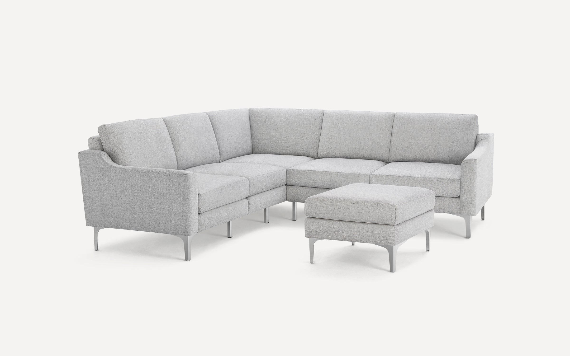 Nomad 5-Seat Corner Sectional with Ottoman