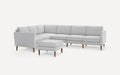 Nomad 6-Seat Corner Sectional with Ottoman