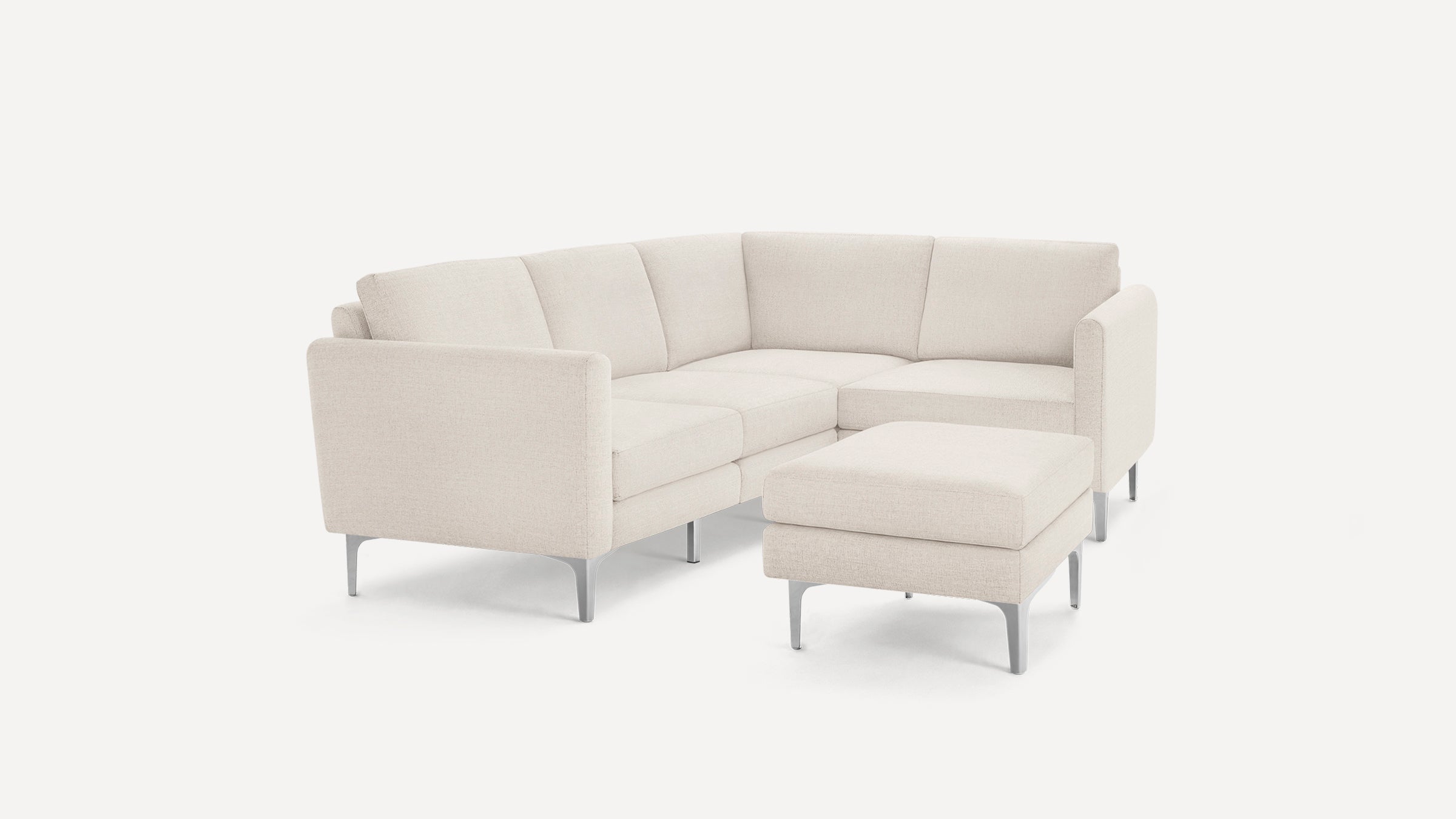 Nomad 4-Seat Corner Sectional with Ottoman