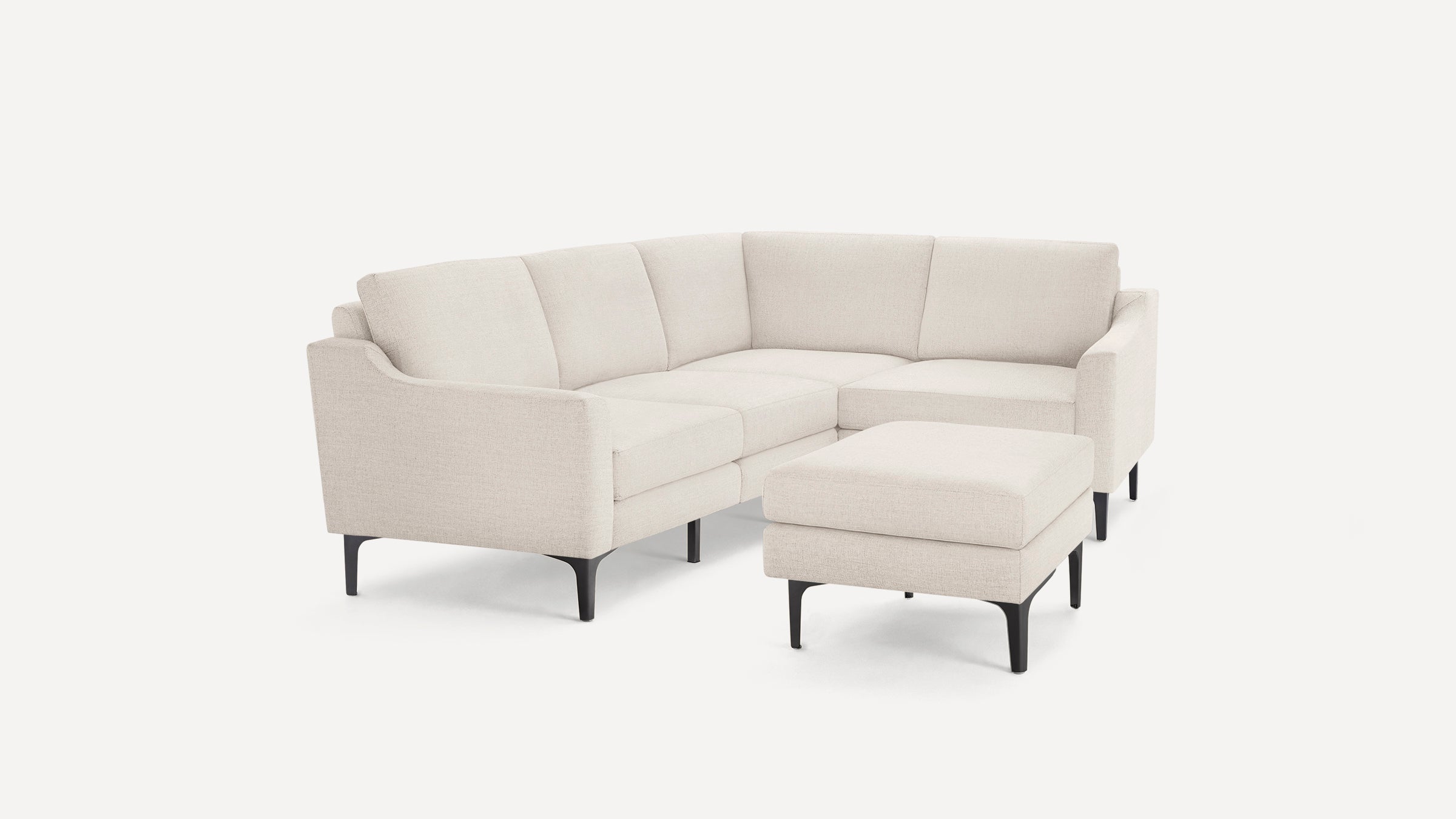 Nomad 4-Seat Corner Sectional with Ottoman
