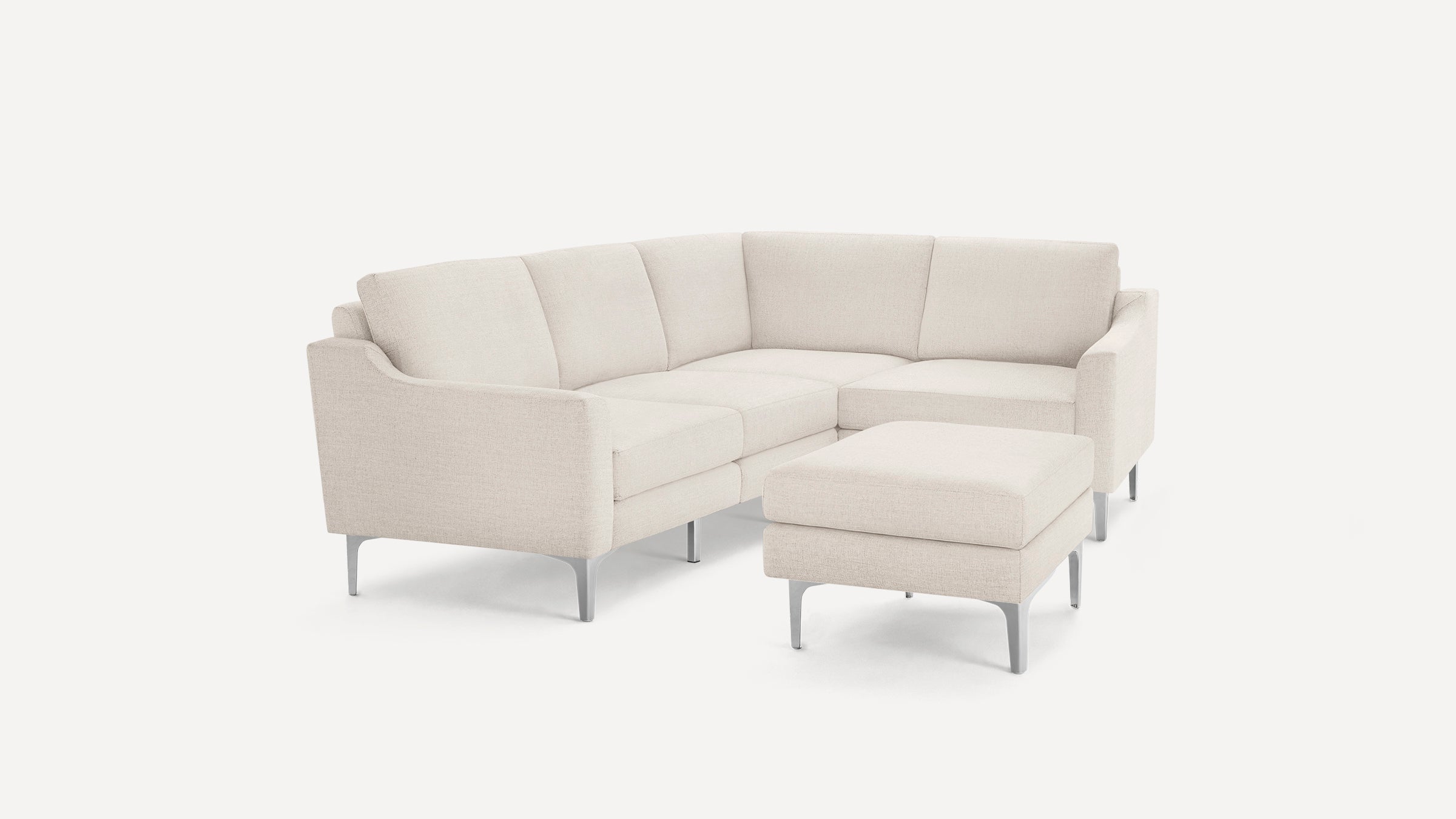 Nomad 4-Seat Corner Sectional with Ottoman