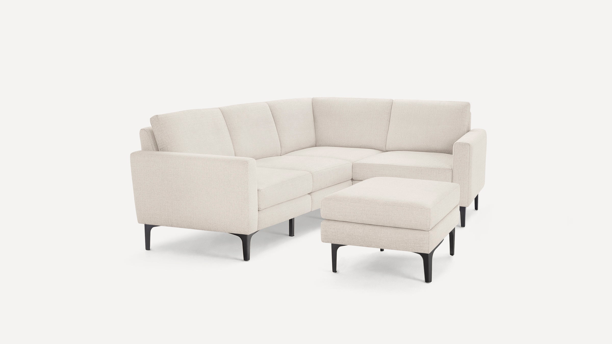 Nomad 4-Seat Corner Sectional with Ottoman