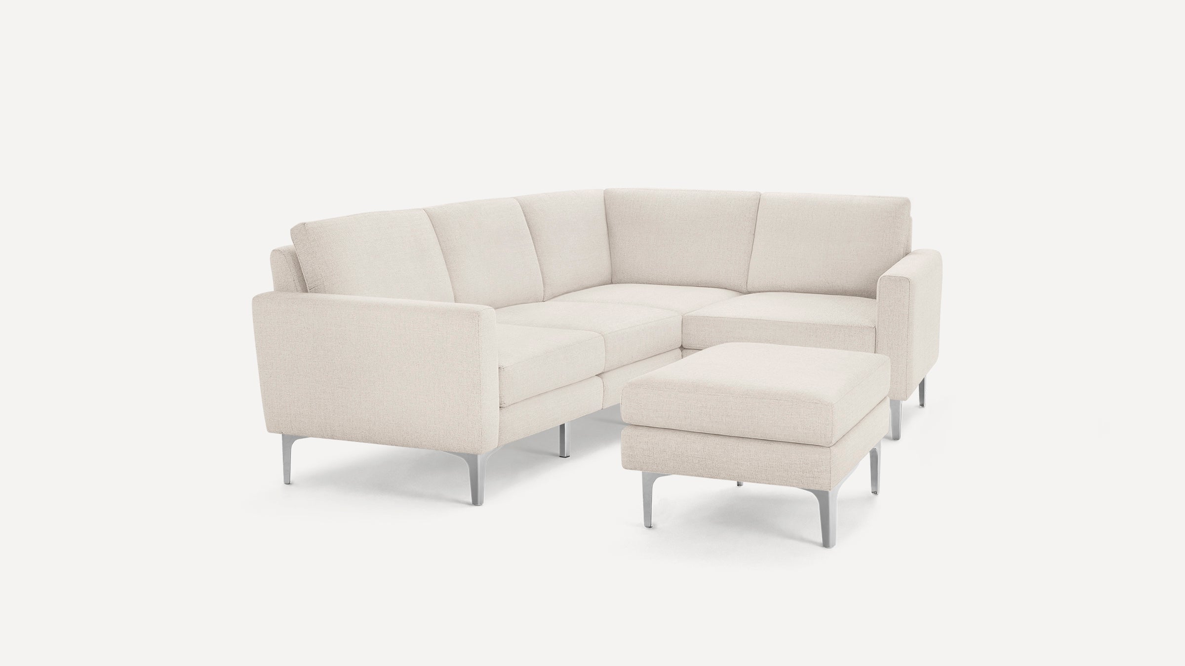 Nomad 4-Seat Corner Sectional with Ottoman