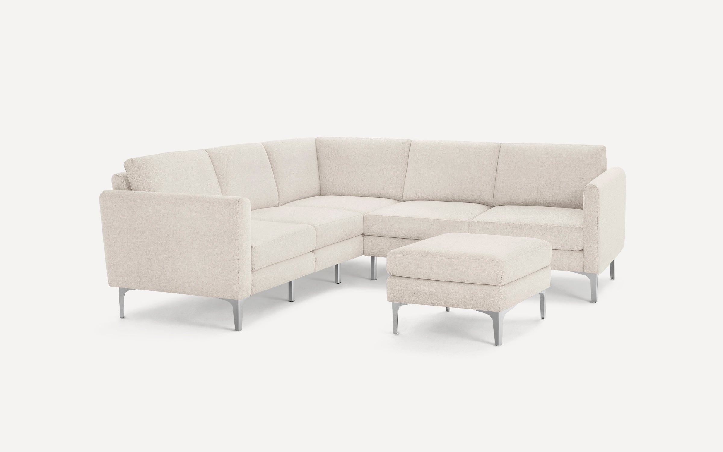 Nomad 5-Seat Corner Sectional with Ottoman