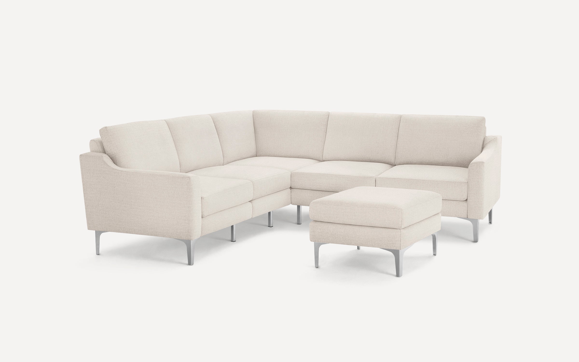 Nomad 5-Seat Corner Sectional with Ottoman
