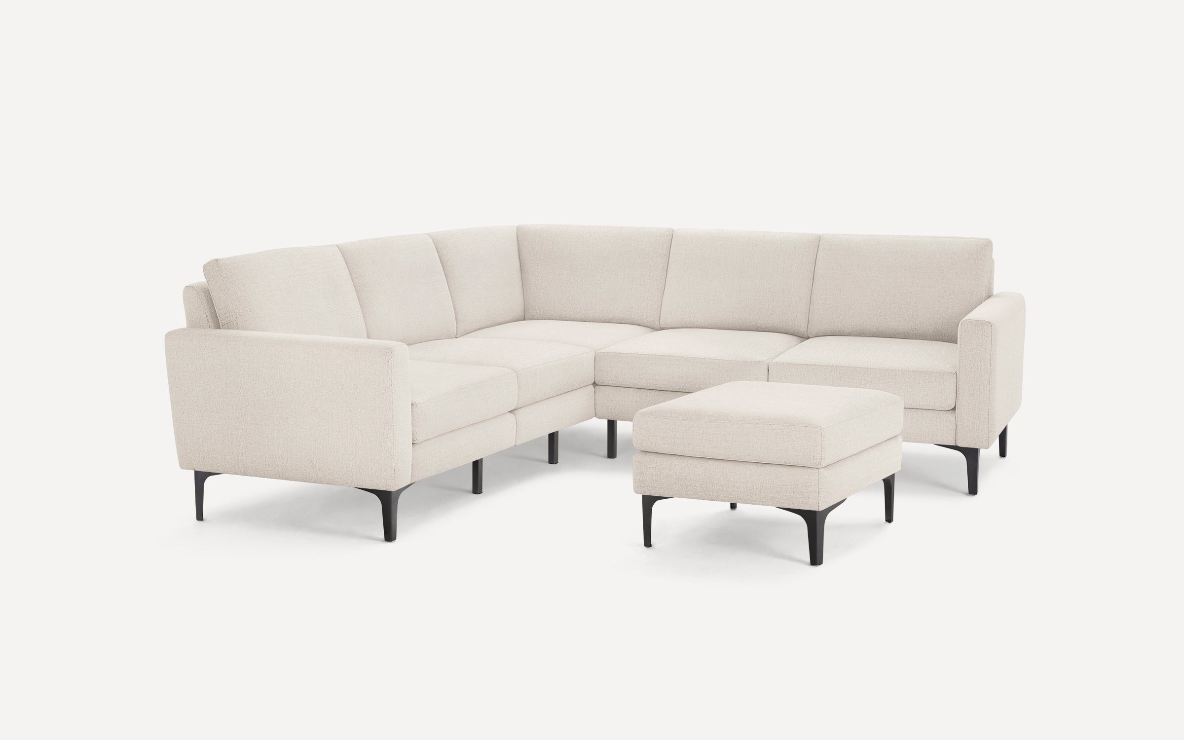 Nomad 5-Seat Corner Sectional with Ottoman