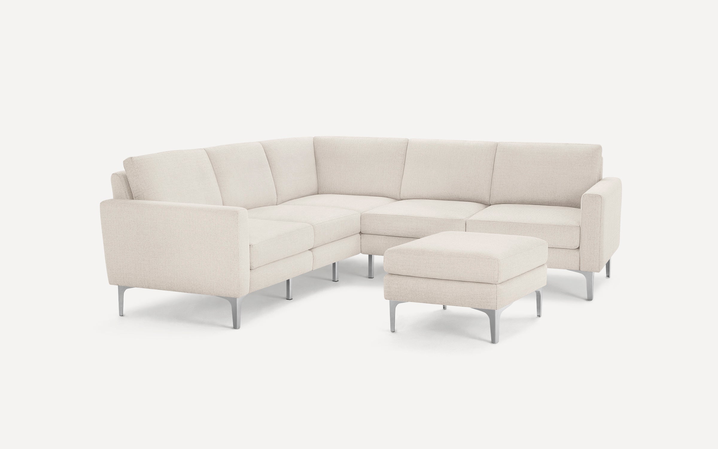 Nomad 5-Seat Corner Sectional with Ottoman
