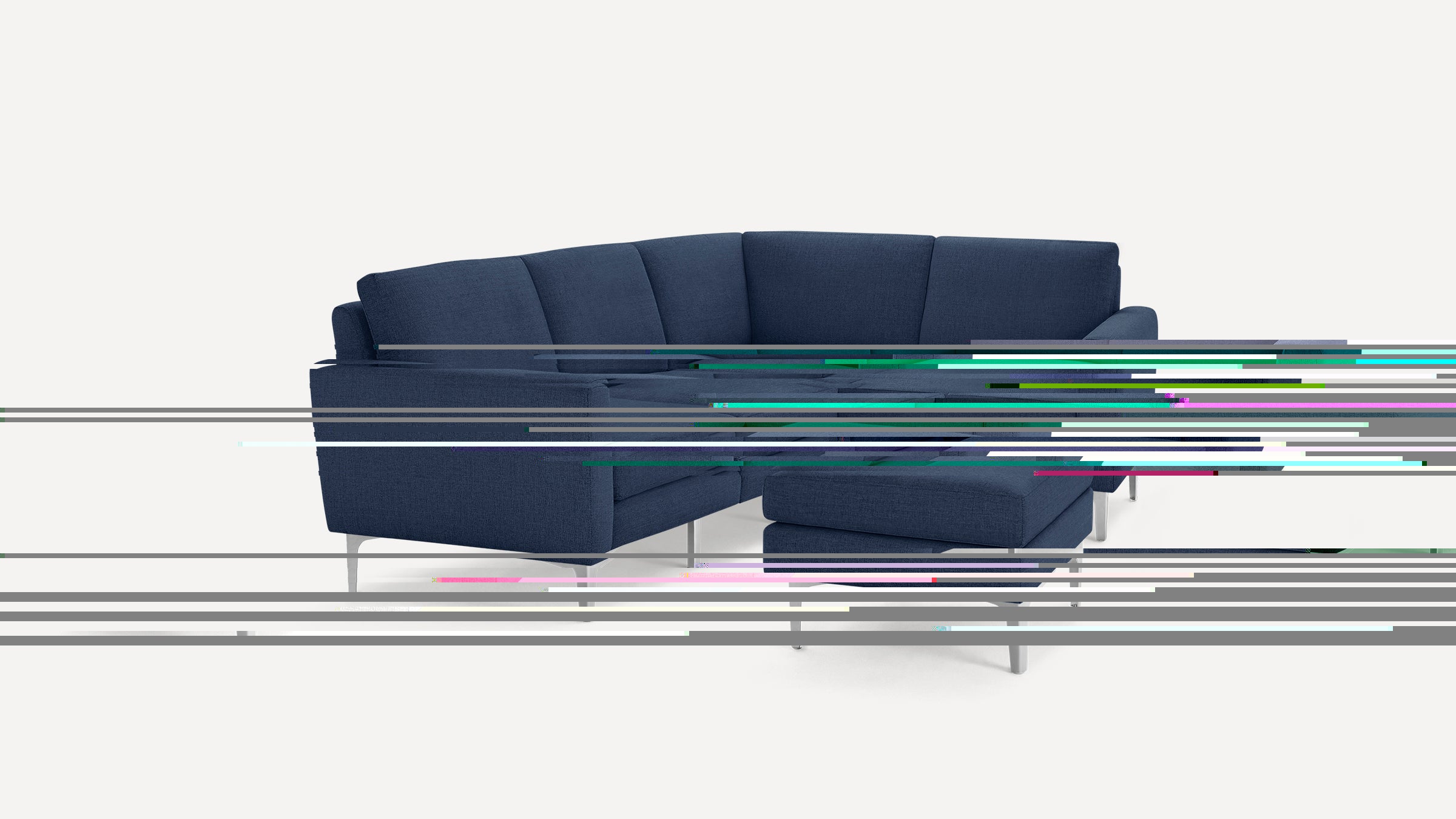 Nomad 4-Seat Corner Sectional with Ottoman