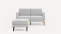 Nomad Loveseat with Ottoman