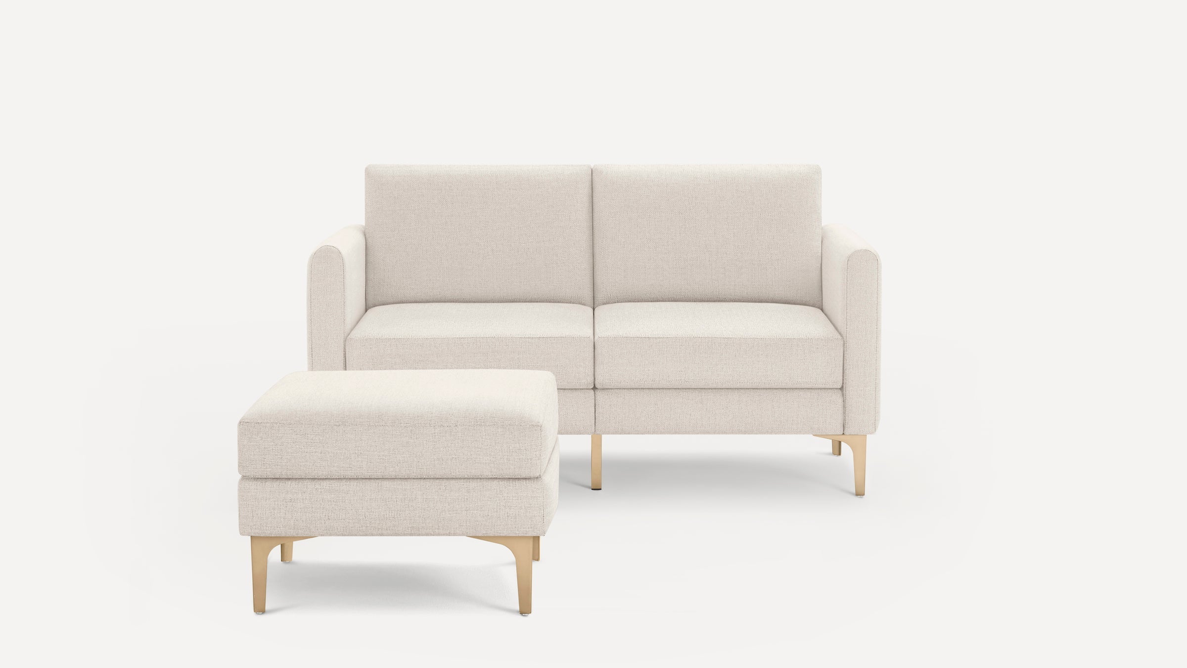 Nomad Loveseat with Ottoman