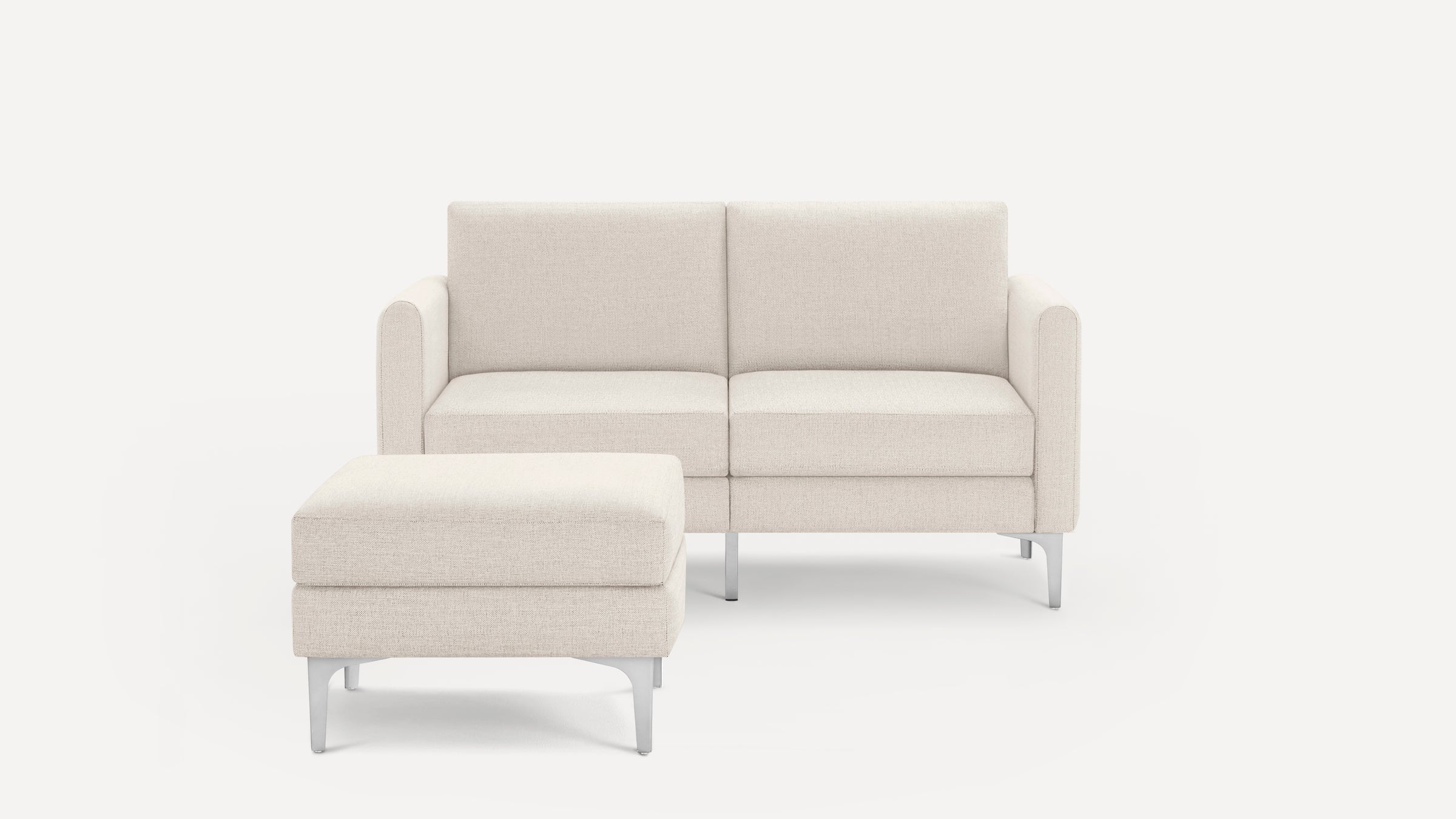 Nomad Loveseat with Ottoman