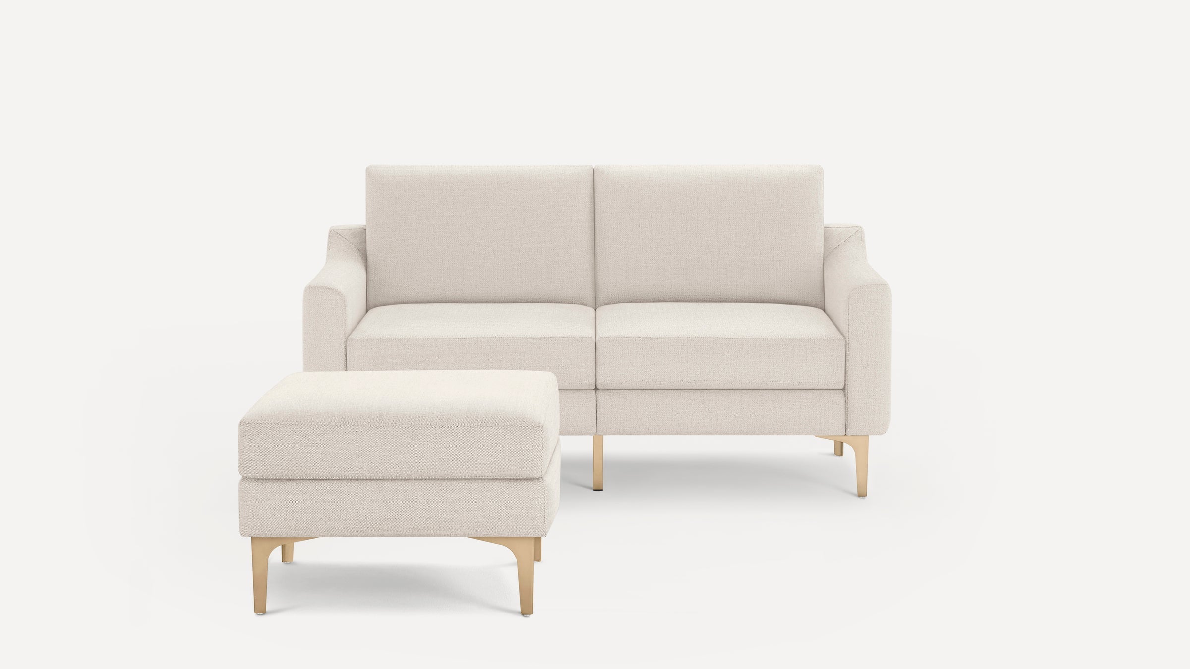 Nomad Loveseat with Ottoman