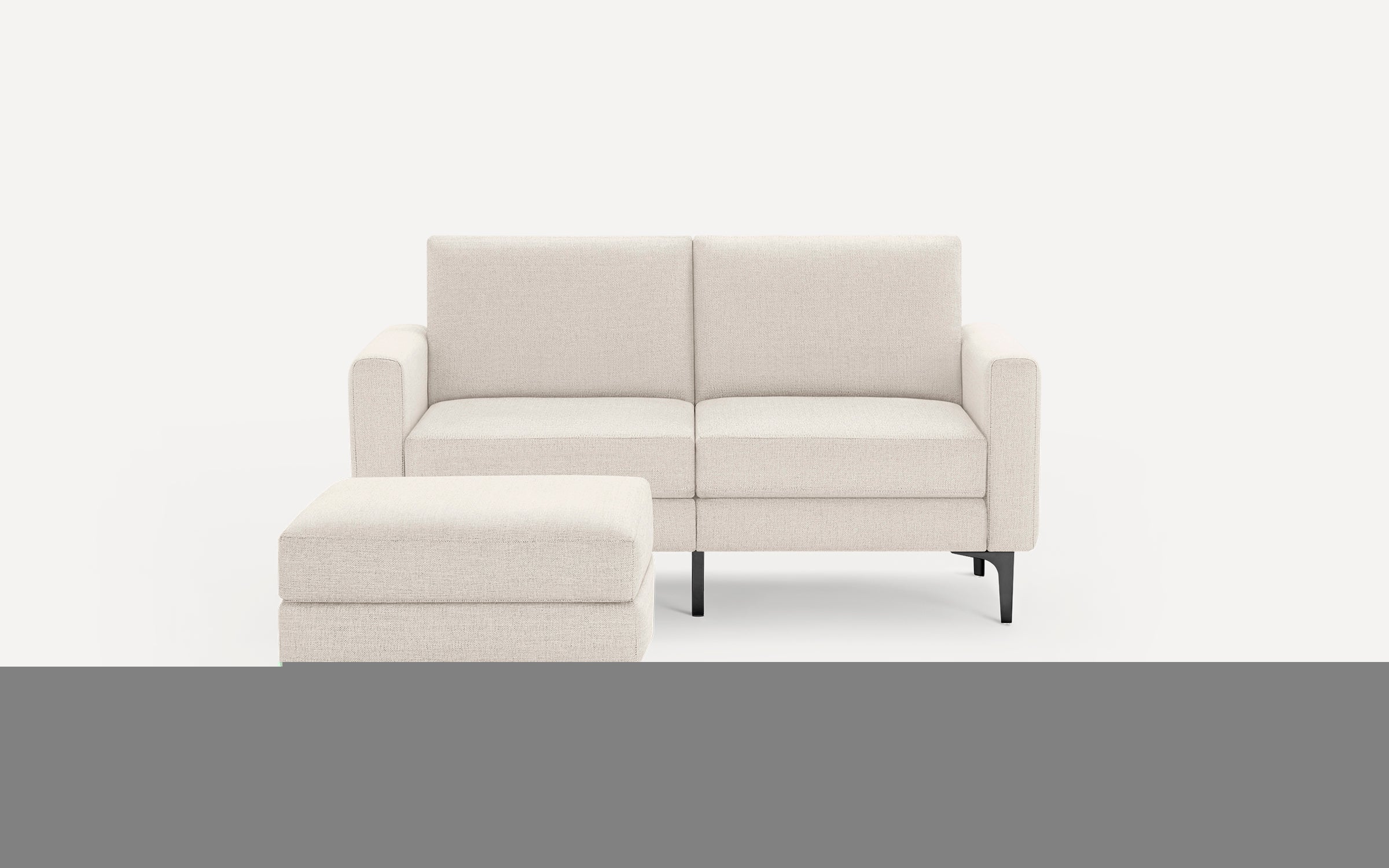 Nomad Loveseat with Ottoman