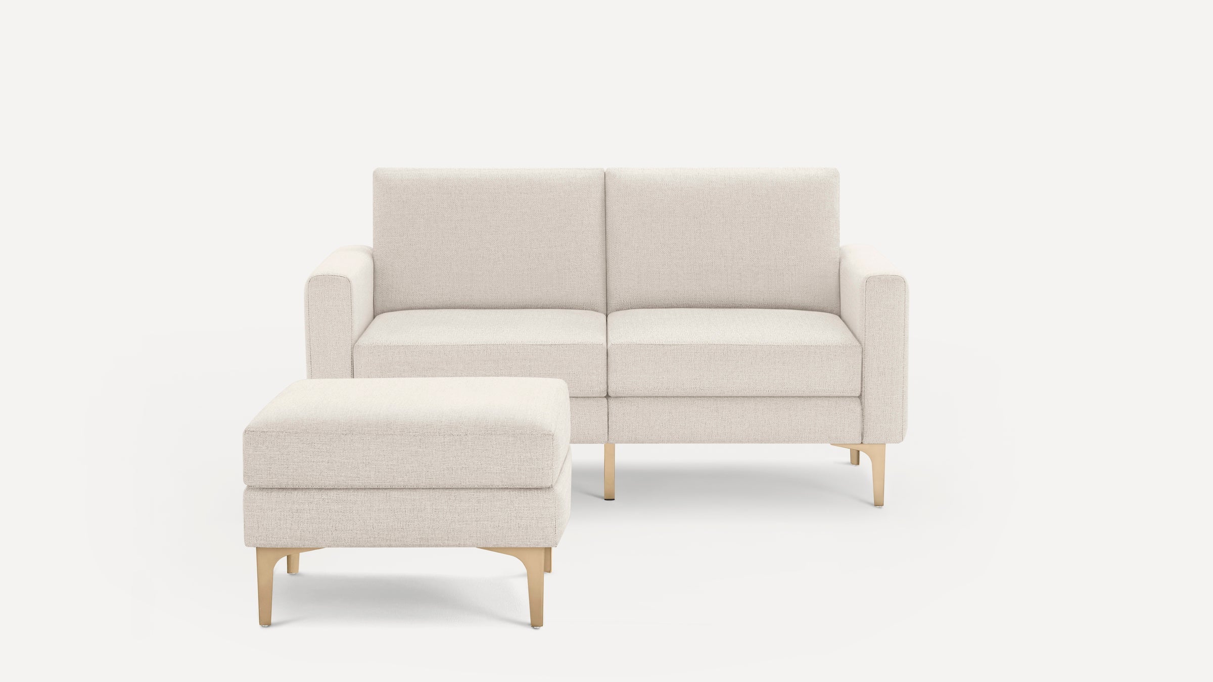 Nomad Loveseat with Ottoman