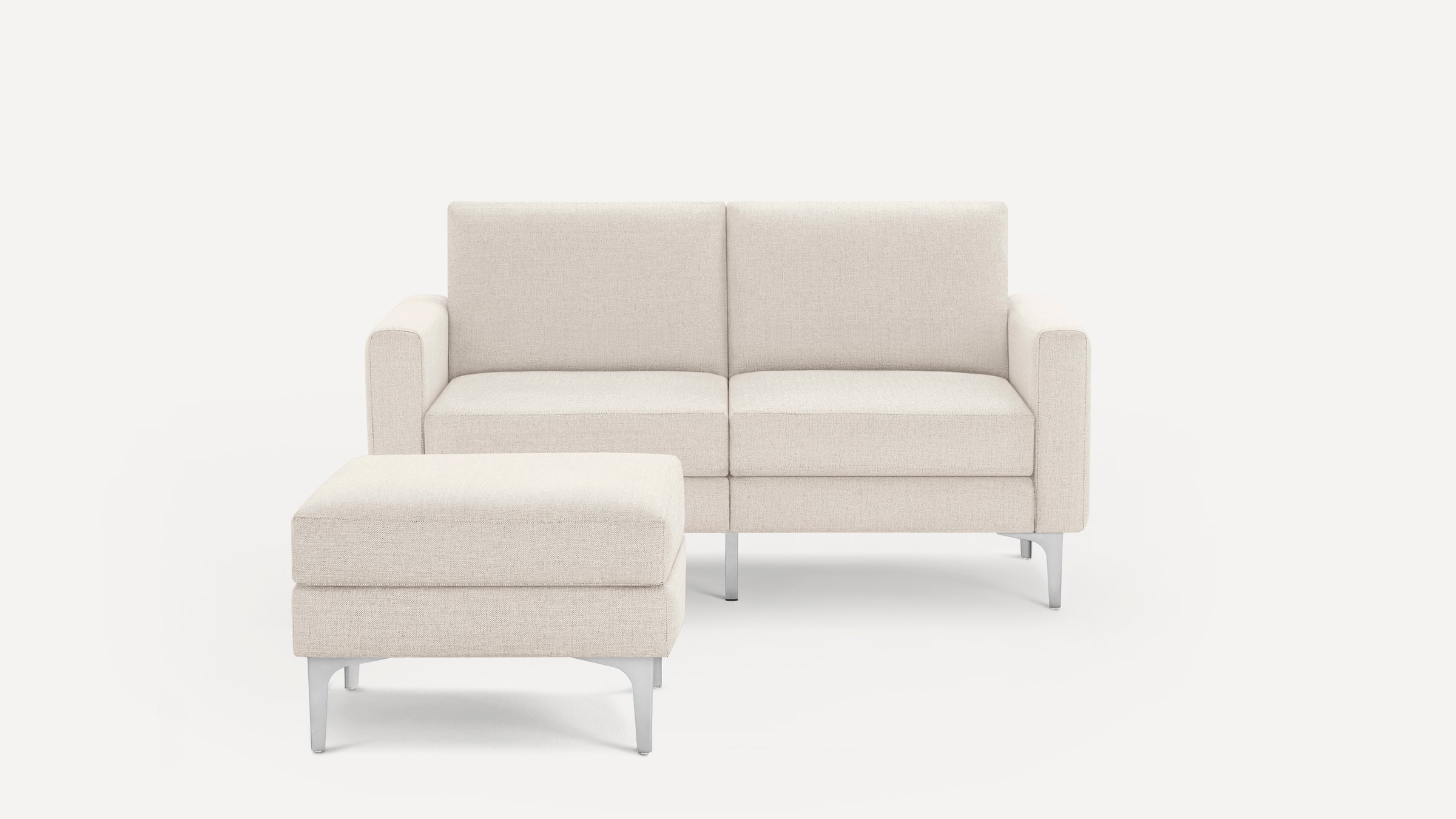 Nomad Loveseat with Ottoman
