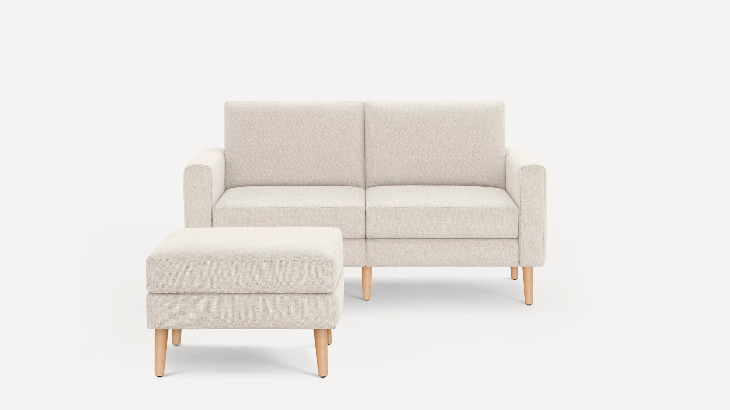 Nomad Loveseat with Ottoman