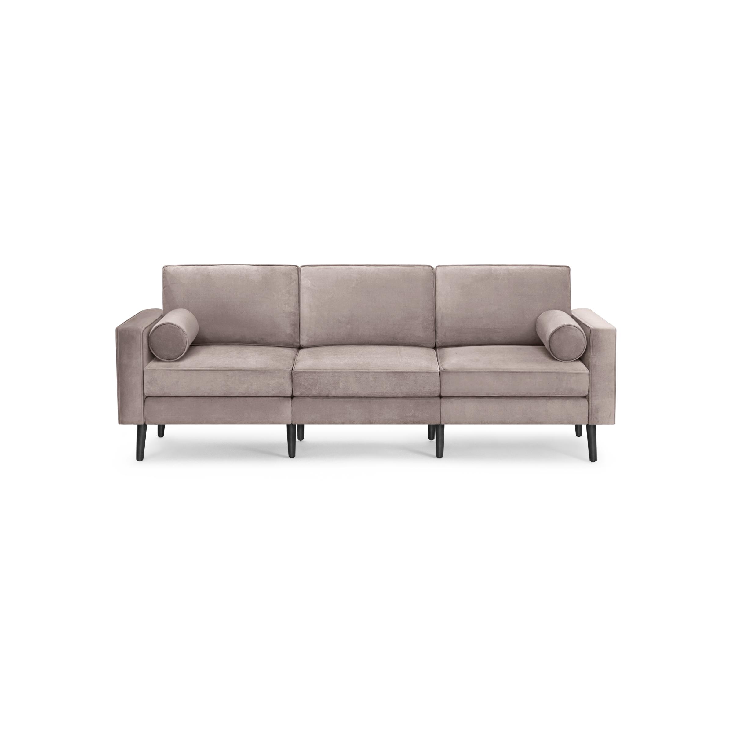 Nomad Velvet Sofa - Dusk - Performance Velvet / Ebony - Wood