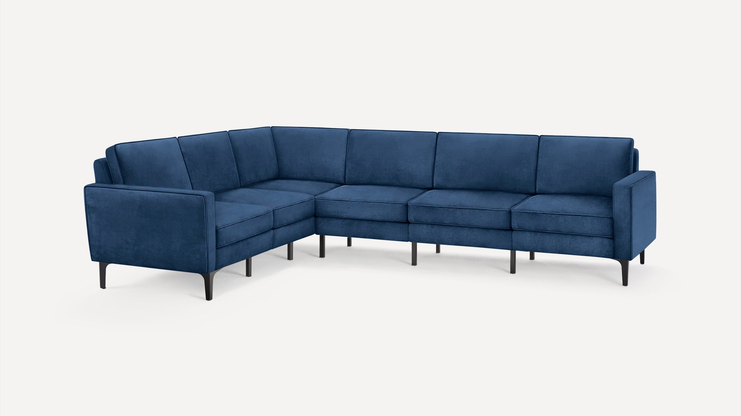 Nomad Velvet 6-Seat Corner Sectional