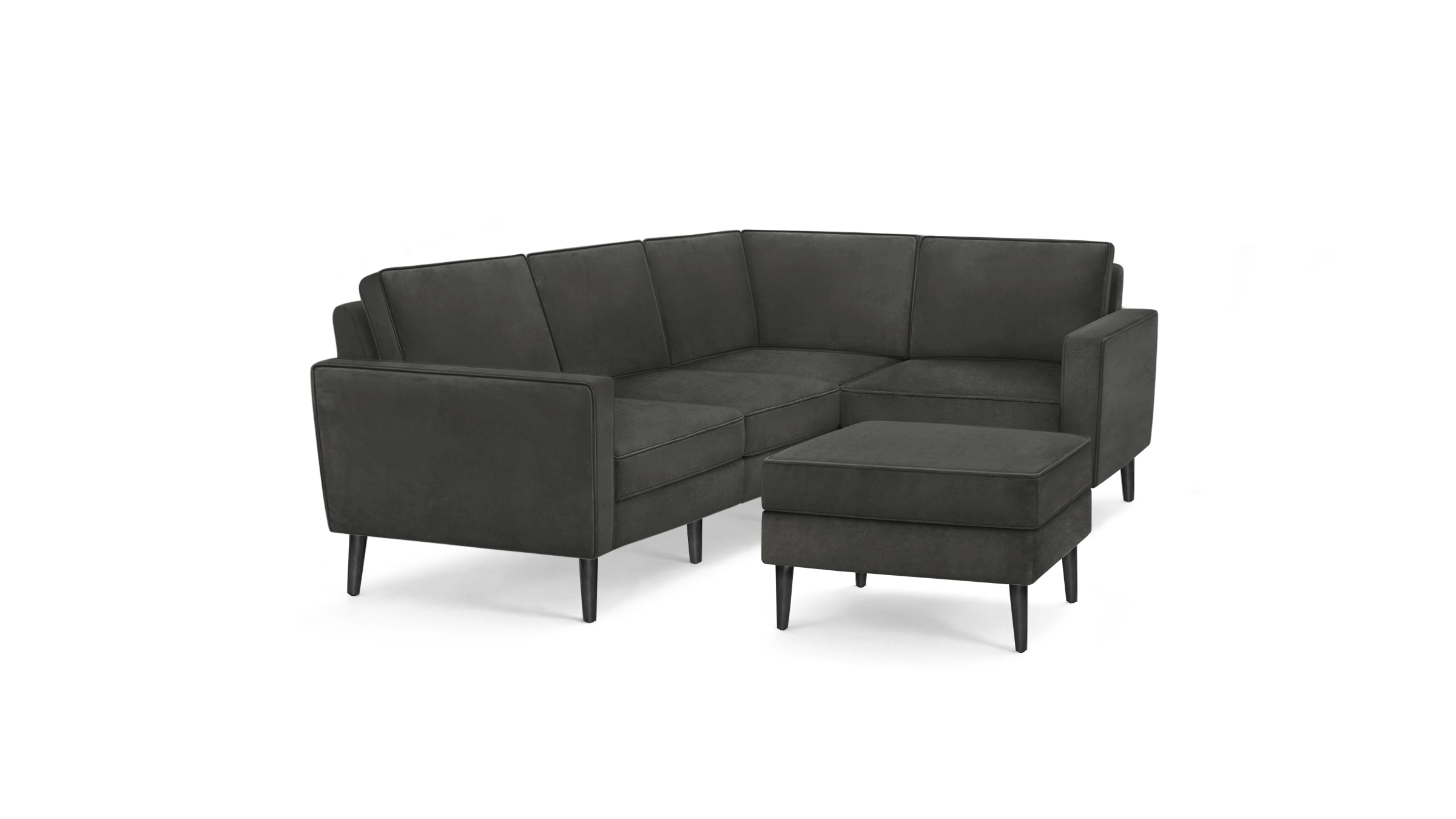 modern l - shaped sectional sofa with sleek lines and sleek lines, this l - shaped sectional sofa features a sleek, modern design
