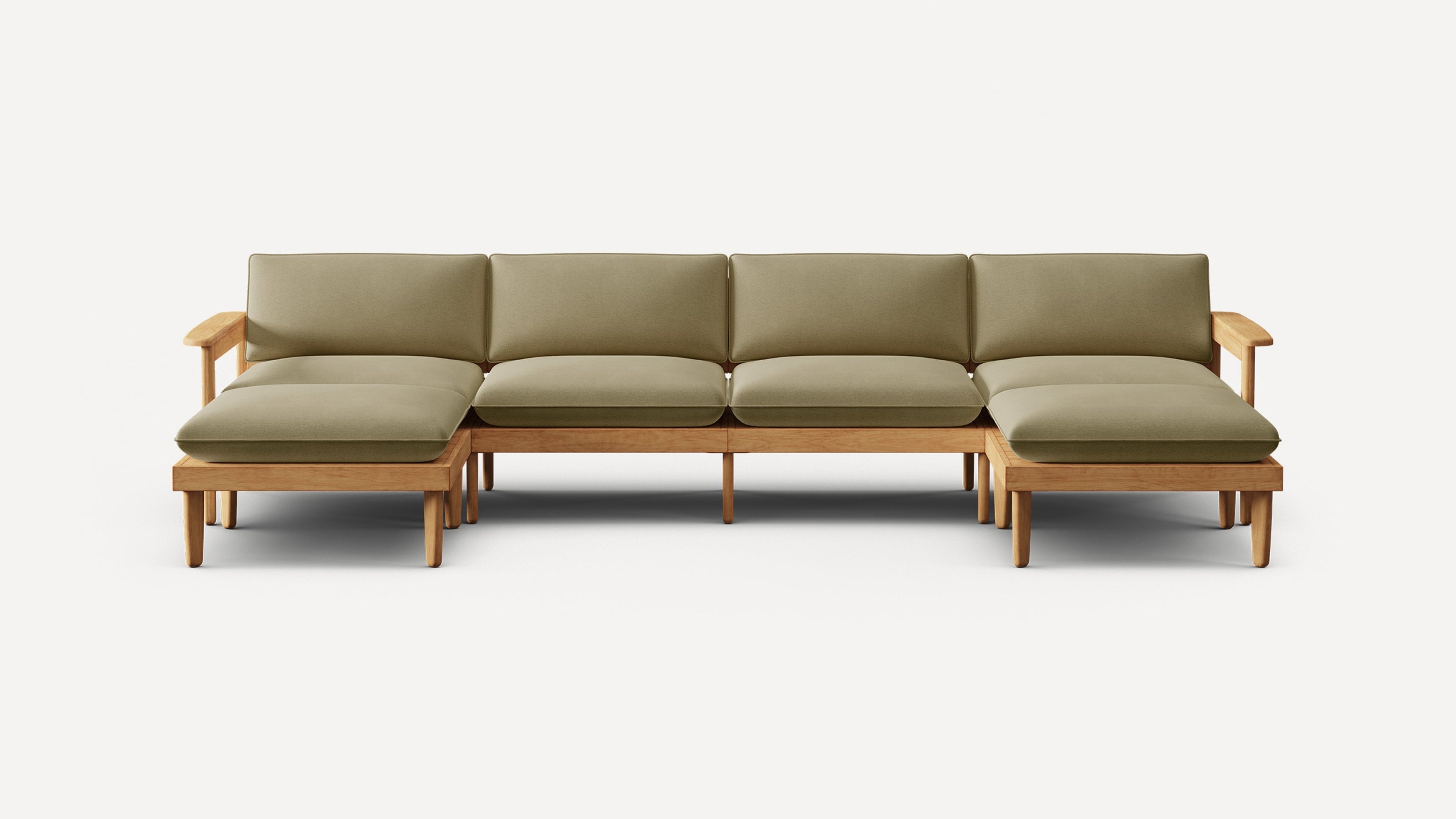Dunes Teak King Double Lounger
