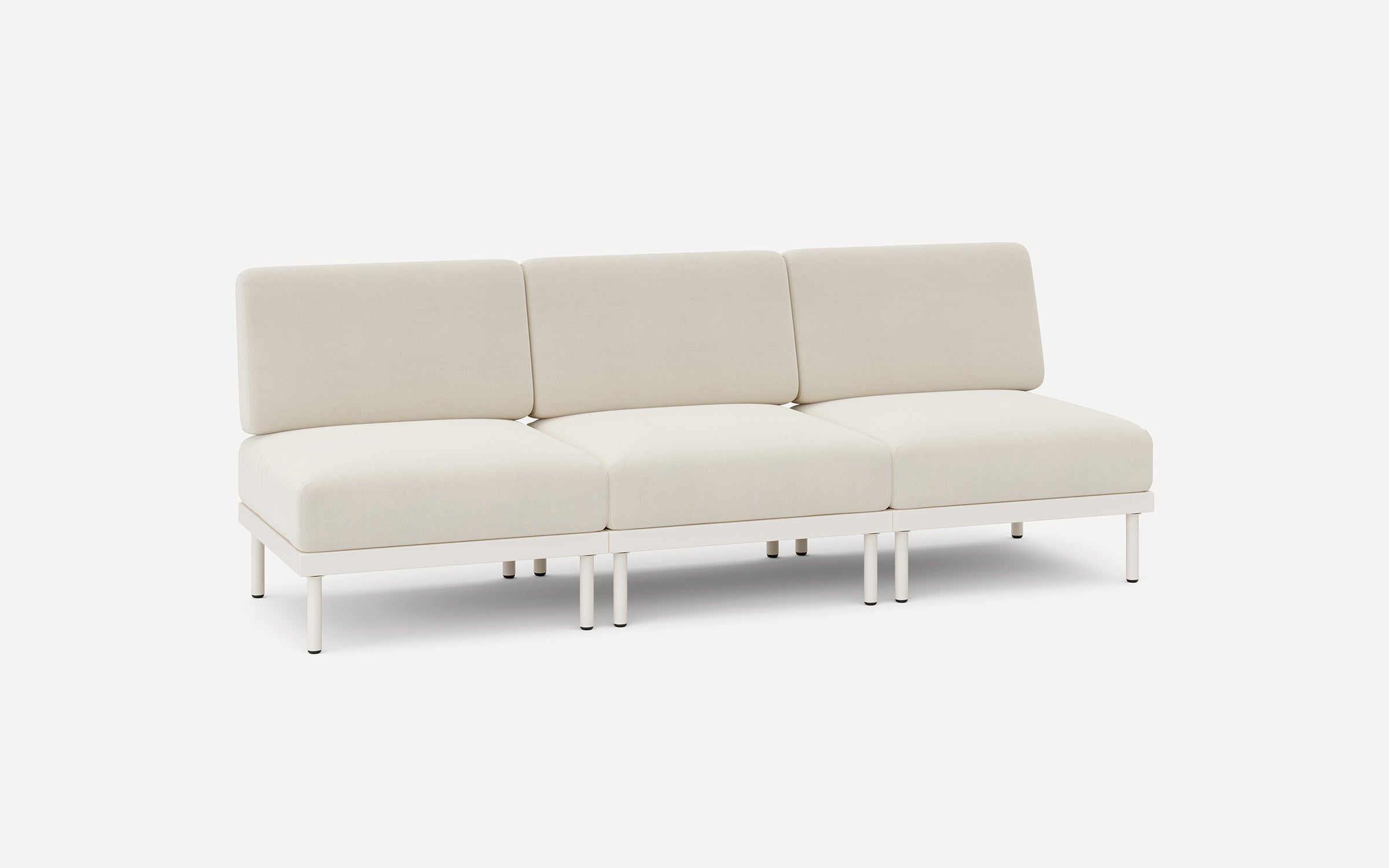 ZZZ-Relay Outdoor 3-Piece Armless Sofa