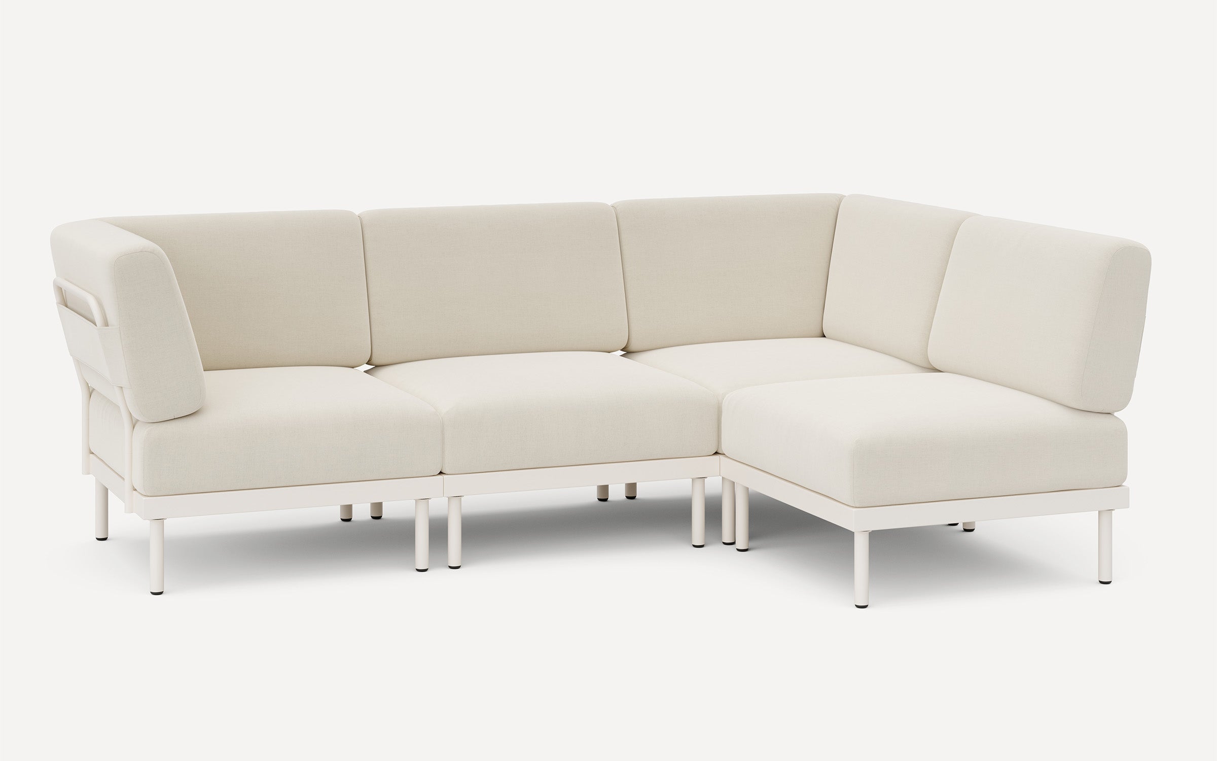 ZZZ-Relay Outdoor 4-Piece One Arm Sectional