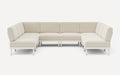 ZZZ-Relay Outdoor 8-Piece Armless U Sectional