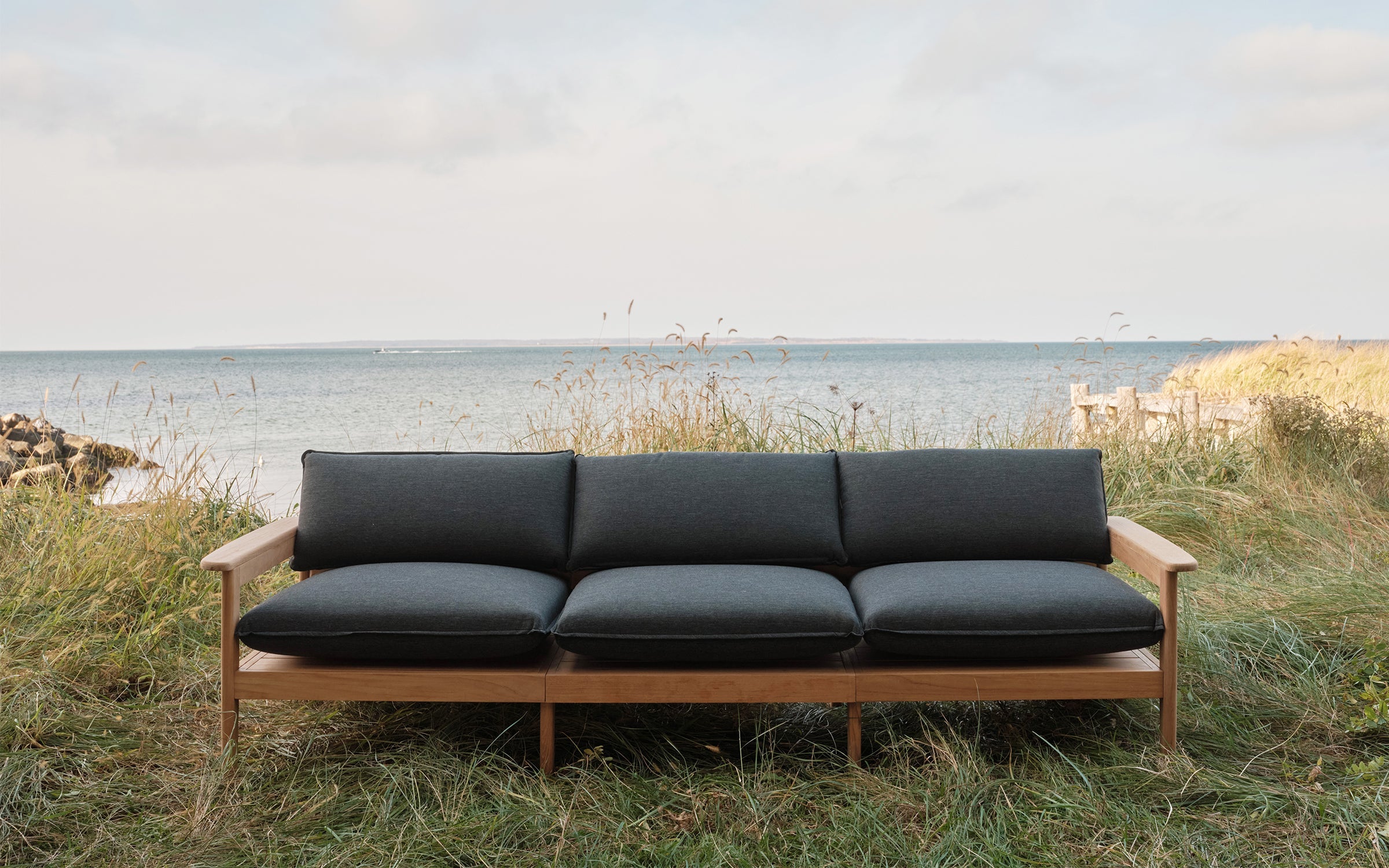 Dunes Teak 3-Seat Sofa