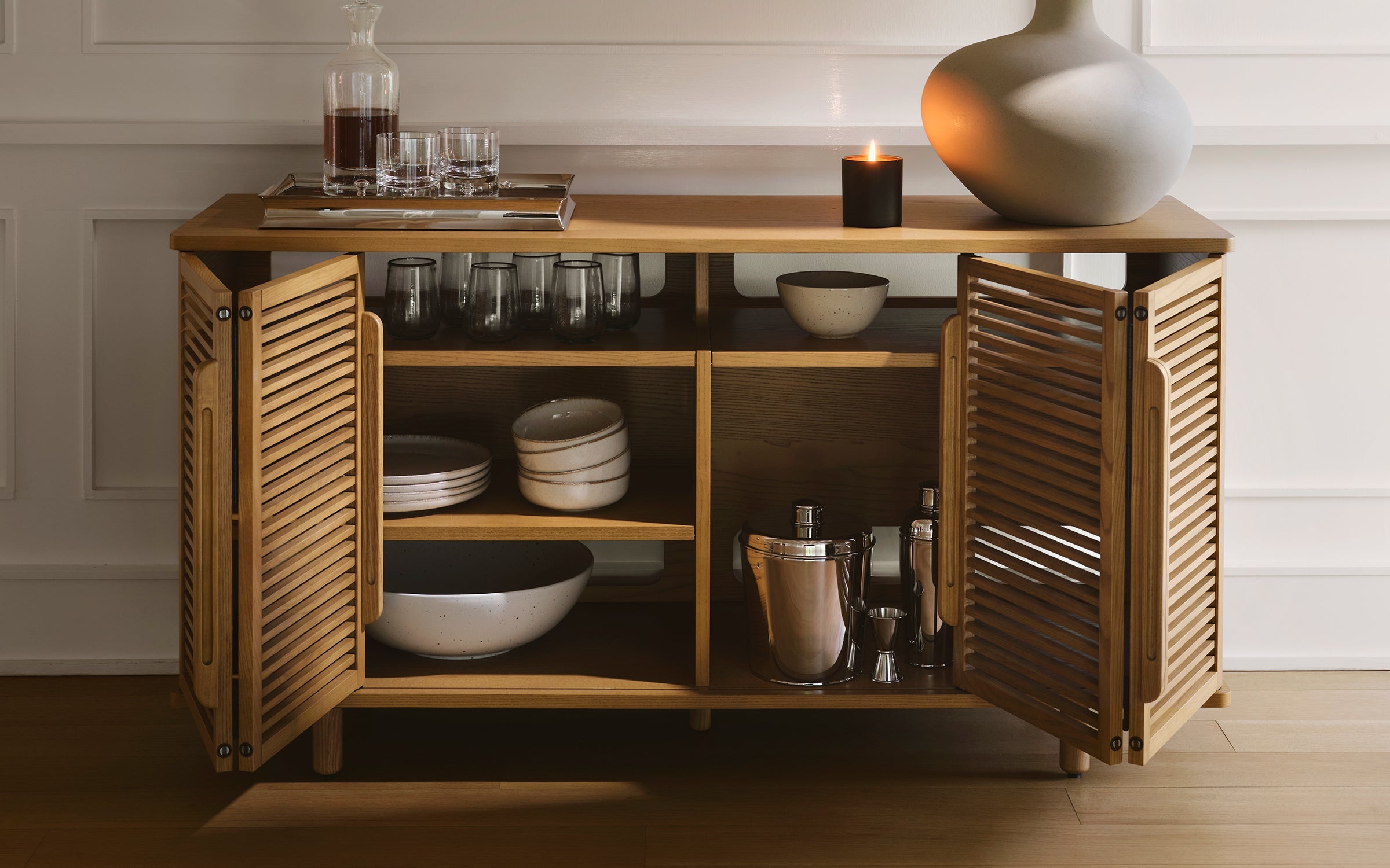 Opera Tall Media Console
