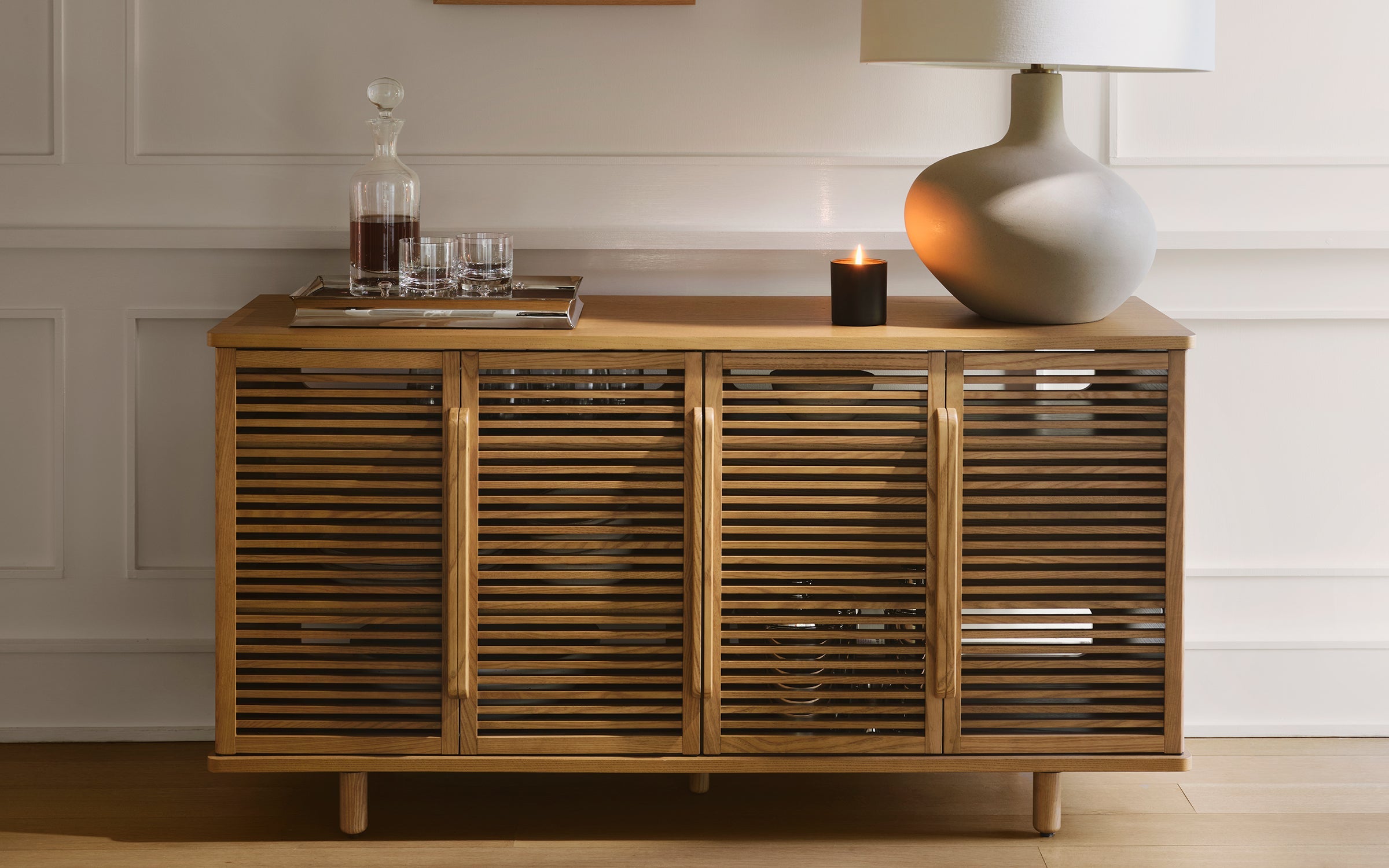 Opera Tall Media Console
