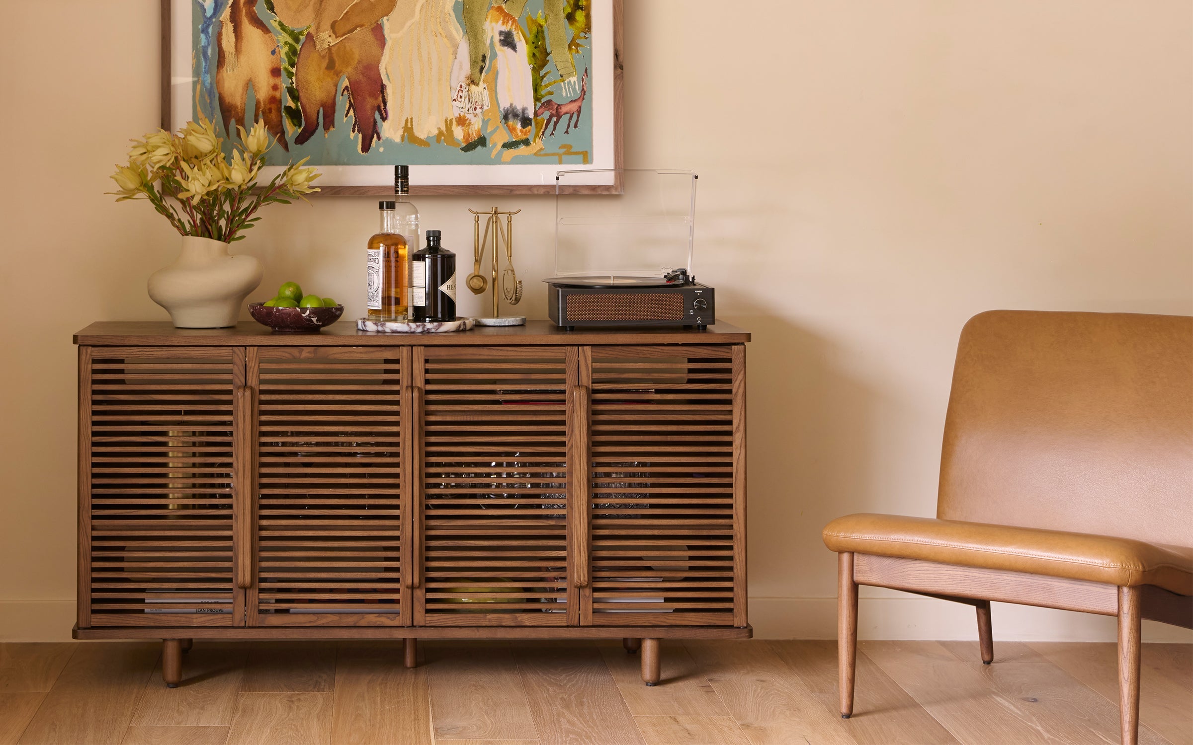 Opera Tall Media Console