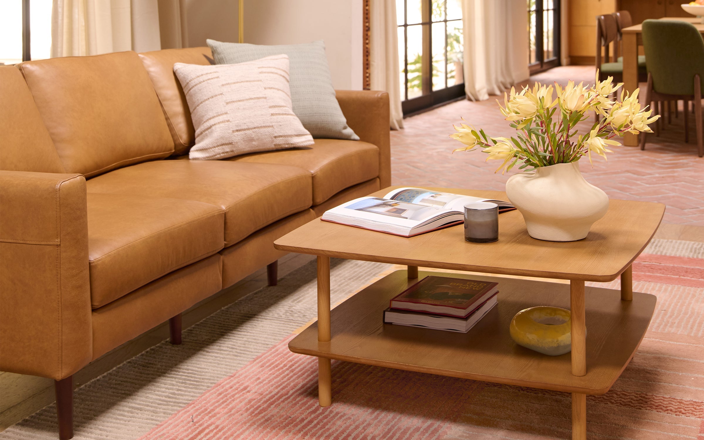 Serif Square Coffee Table