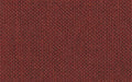 Close-up image of textured woven fabric in deep red and brown tones, showing detailed interlaced fibers.