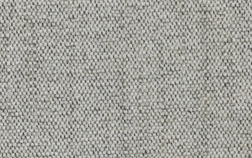 Close-up of soft, textured fabric with a woven pattern in light gray and off-white tones.