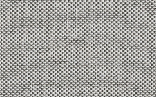 Close-up of gray and white woven fabric texture with small rectangular patterns.
