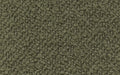 Close-up of textured looped pile carpet in a muted olive green shade, showcasing dense fibers and soft surface.