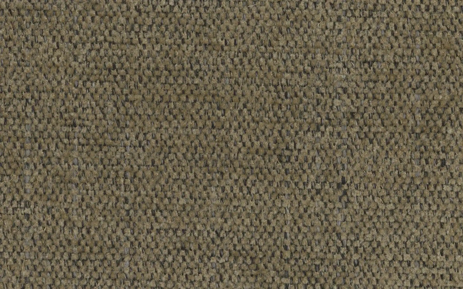 Close-up of textured brown woven fabric with a small, checkered pattern and a slightly rough surface.