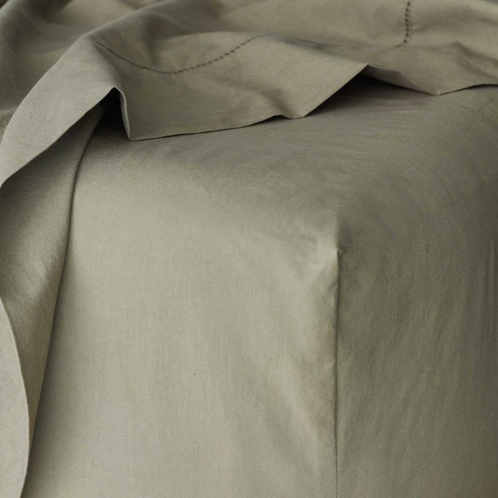 Stonewashed Organic Cotton Percale Sheet Set
