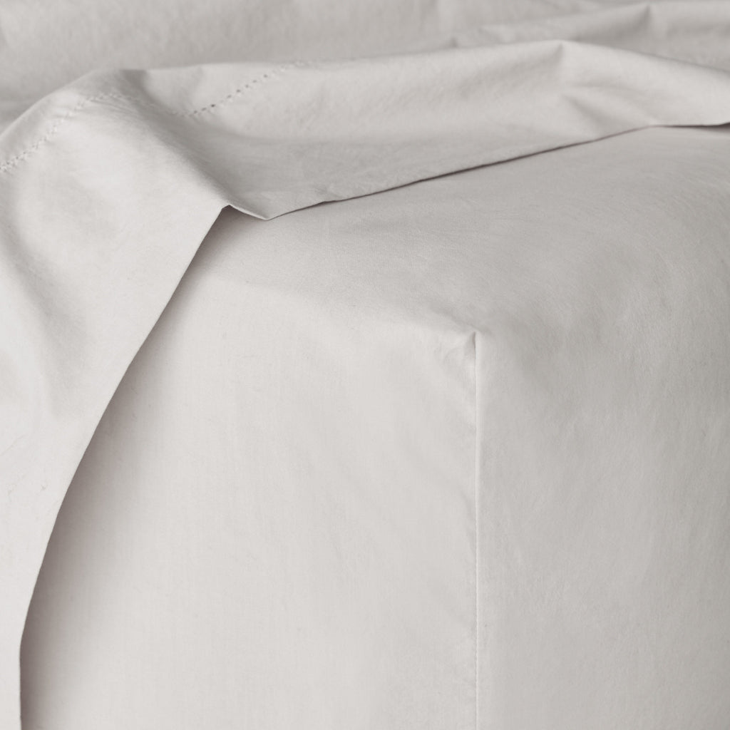 Stonewashed Organic Cotton Percale Sheet Set