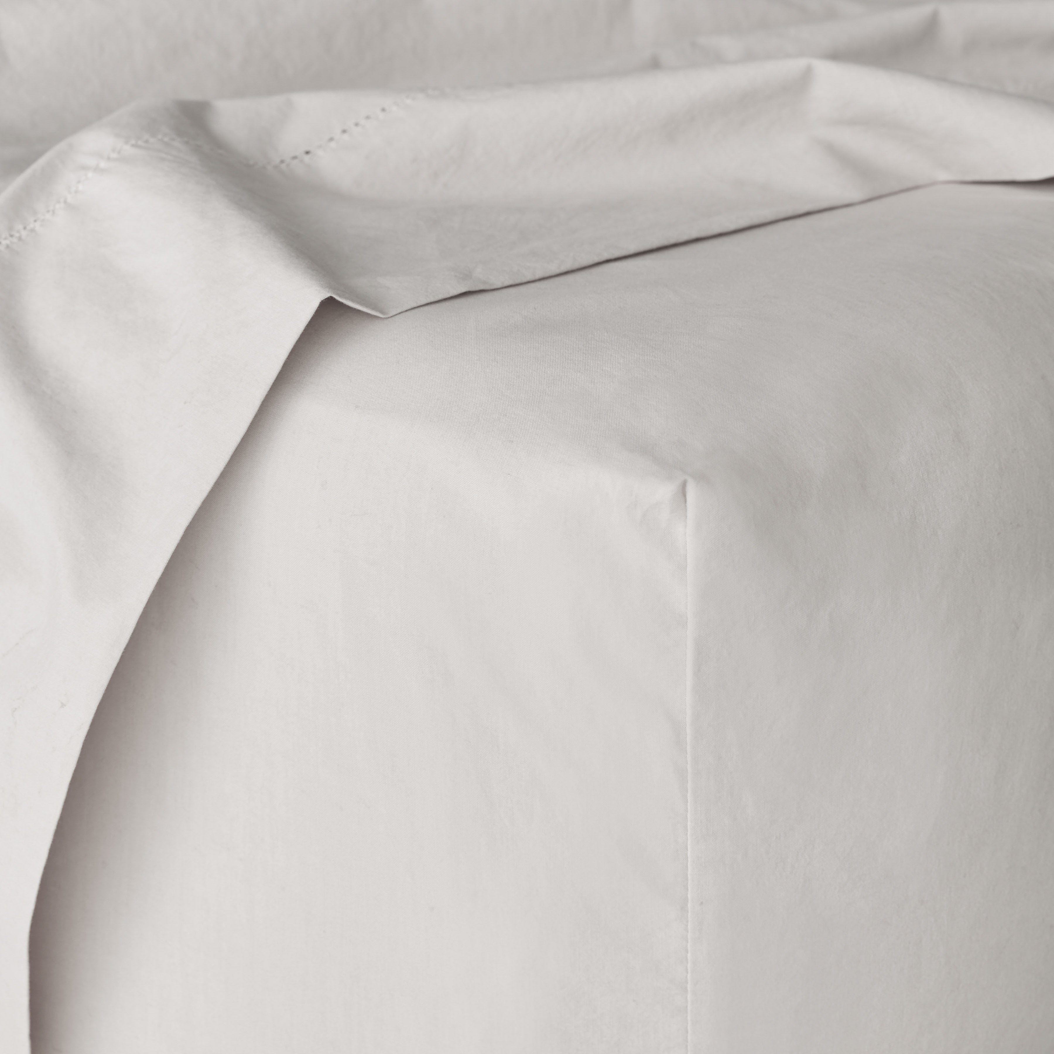 Stonewashed Organic Cotton Percale Sheet Set