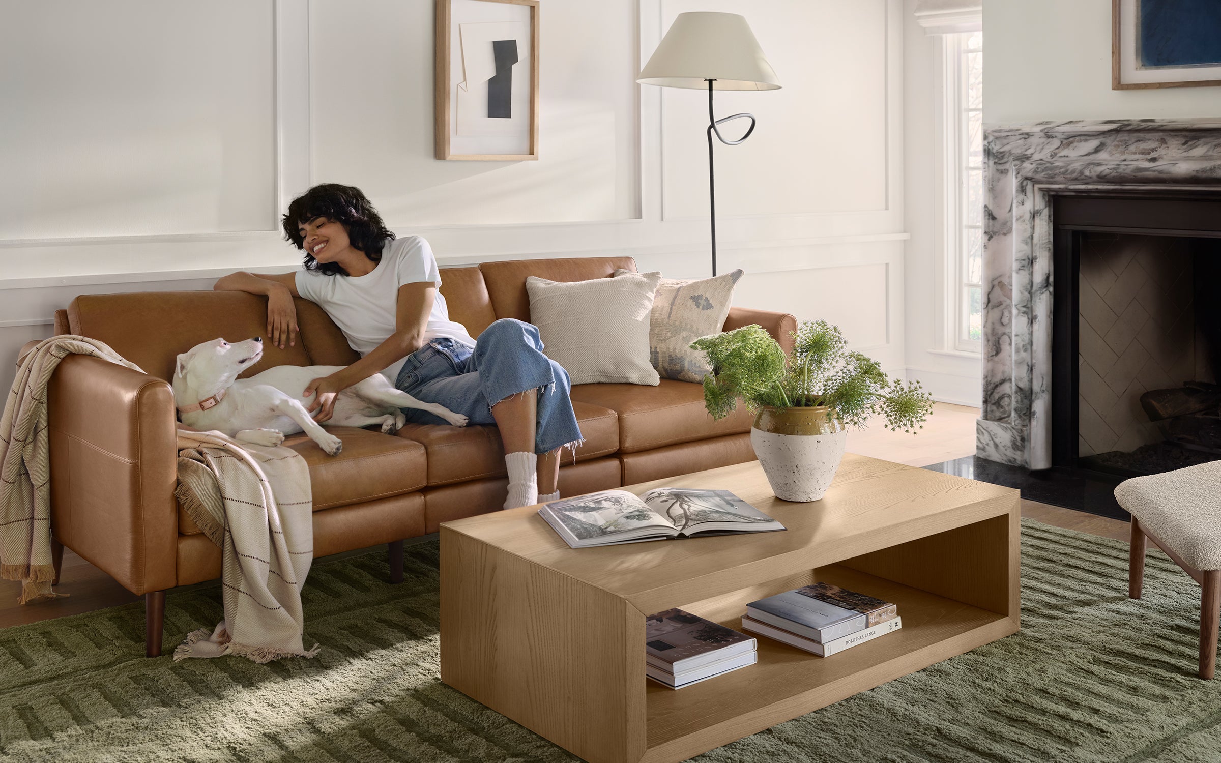 Nomad Armchair with Chaise